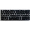 Keyboard Asus U30, U30JC, U30SD, U35, U35JC, U40, U40SD, UL30, UL30A, UL30VT, UL80, UL80VT черная с серебристой рамкой (04GNWT1KRU00-3) NEW original