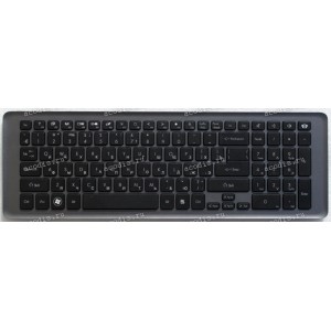Keyboard Packard Bell EasyNote LV11H серая с рамкой (0KN0-YZ1RU01)