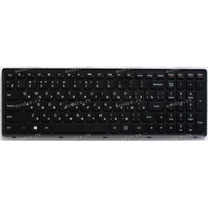 Keyboard Lenovo IdeaPad Flex 15, G500S, G505, G505A, G505G, G505S, S500, S510, S510p, Z510, черная с рамкой, гор. Enter (25211091)