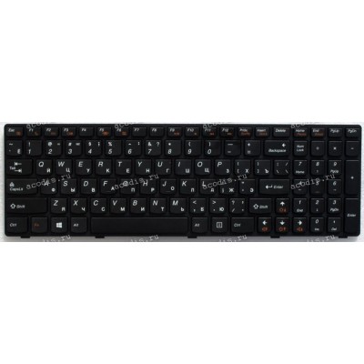Keyboard Lenovo IdeaPad B570, B570A, B570E, B570EA, B570EG, B570G, B575, B575A, B575G, B580, B580A, B580E, B580G, B590, B590A, B590G, V570, V570A, V570C, V570CA, V570G, V580, V580C, V580CA, V580CG, Z570, Z570A, Z575, Z575A черная (25209763)