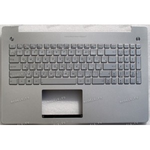 Keyboard Asus N550JA, N550JK, N550JV, N550JX, N550LF серебристая (13N0-P9A0241, 90NB00K1-R31RU0, 13NB00K1AM0241) + Topcase Keyboard Asus N550JA, N550JK, N550JV, N550JX, N550LF серебристая (13N0-P9A0241, 90NB00K1-R31RU0, 13NB00K1AM0241) + Topcase