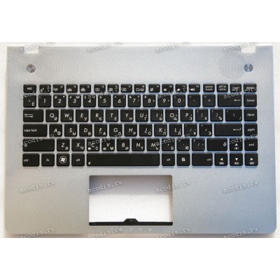 Keyboard Asus N46VZ-1A серебристая (90R-N8H1K1I00U, 13GN8H1AM031-1) + Topcase