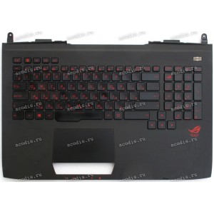 Keyboard Asus G751JT чёрный (13NB06G1AP0202, 13NB06G1AP0201) + Topcase