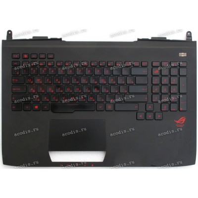 Keyboard Asus G751JT чёрный (13NB06G1AP0202, 13NB06G1AP0201) + Topcase