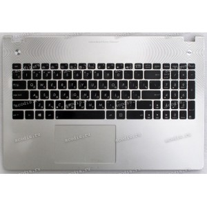 Keyboard Asus N56JR, N56J, N56V, N56VB, N56VV, N56VM, N56VJ, N56VZ серебристая (13NB03J1AM0301) + Topcase Keyboard Asus N56JR, N56J, N56V, N56VB, N56VV, N56VM, N56VJ, N56VZ серебристая (13NB03J1AM0301) + Topcase