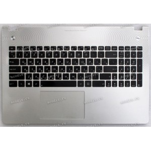 Keyboard Asus N56JR, N56J, N56V, N56VB, N56VV, N56VM, N56VJ, N56VZ серебристая (13NB03J1AM0301) + Topcase Keyboard Asus N56JR, N56J, N56V, N56VB, N56VV, N56VM, N56VJ, N56VZ серебристая (13NB03J1AM0301) + Topcase