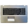 Keyboard Asus X750JA, X750JB, X750JN, X750LA, X750LB, X750LN, X750VB-3C серебристая (90NB01K2-R31BE0, 13N0-PIA0411) + Topcase