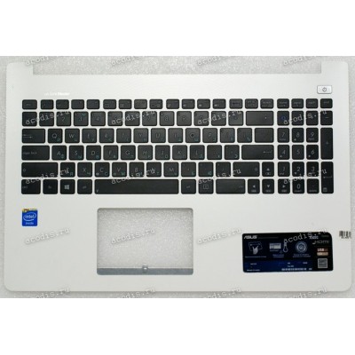 Keyboard Asus X502C белый (13NB00I2AP0301, 13N0-P1A0501) + Topcase
