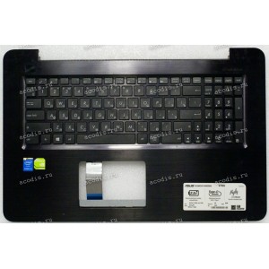 Keyboard Asus X756UA, X756UB, X756UJ, X756UQ, X756UW, X756UX, K756U чёрный (13NB0A01AP0141) + Topcase Keyboard Asus X756UA, X756UB, X756UJ, X756UQ, X756UW, X756UX, K756U чёрный (13NB0A01AP0141) + Topcase