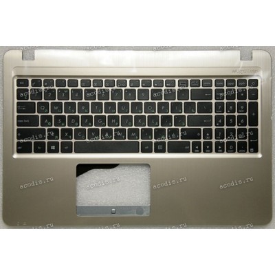 Keyboard Asus X540YA-1A золотистый, русифицированная (90NB0CN1-R30201, 13NB0B01AP0301) + Topcase
