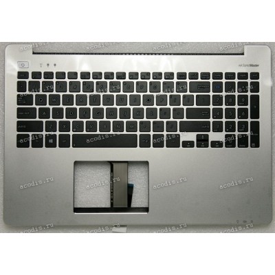 Keyboard Asus S551LA, S551LB-1A, S551LN белый, нерусифицированный (90NB02A0-R30260) + Topcase