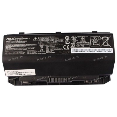 АКБ Asus G750 ROG (15,0V 5900mAh 88Wh) (Prod. A42-G750, 0B110-00200000) original new