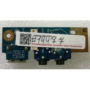 USB & Audio board Asus K43BR, K43BY, K43TA, K43TK, K43U, K53BR, K53BY, K53TA, K53TK, K53U, K53Z (p/n 60-N5DUS1000-A01) 