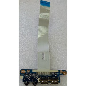 USB & Audio board & cable Asus K73BE, K73BR, K73BY, K73TA, K73TK (p/n 60-N5IAU1000-A01) 