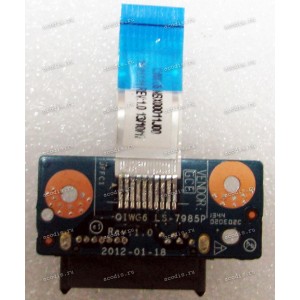 CD-ROM SATA board & cable Lenovo G580, G585, N580 (p/n QIWG6 LS-7985P, NBX00011J00, 455NW638L01)