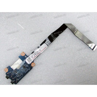 Audio & CardReader board & cable Lenovo G780 (p/n QIWG7 LS-7988P REV:1.0, NBX0000UP00)