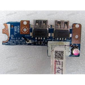 USB board & cable Acer V3-531, V3-571, E1-521, E1-531G, E1-571G (p/n Q5WV1/Q5WS1 LS-911P REV: 1.0)