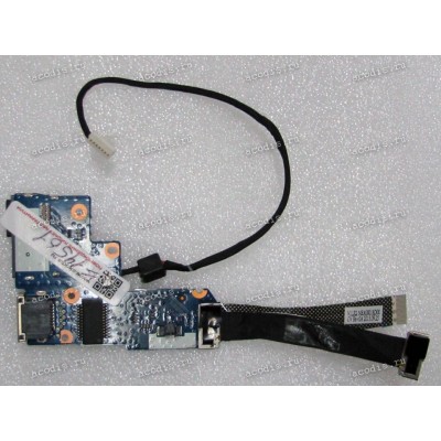 DC Jack board & LAN Lenovo ThinkPad Edge E531A (p/n VILE2 NS-A046 REV: 1.0)