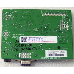 Mainboard AOC 21,5" 1920x1080 E2280SWN (215LM00056) (715G7276-M0E-000-004I) Chips Novatek NT68169UFG
