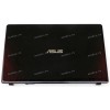 Верхняя крышка Asus X550VX чёрно-красная (13NB00TJAP0111,  13N0-PEA1Q11)