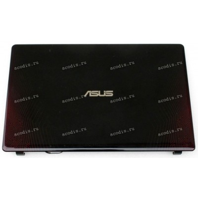 Верхняя крышка Asus X550VX чёрно-красная (13NB00TJAP0111,  13N0-PEA1Q11)