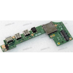 USB & Audio & RJ45 & CardReader board Asus X200MA (p/n 90NB04U1-R10010, 60NB04U0-IO1020-200)
