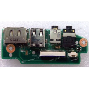 USB & Audio & E-SATA board Asus N61DA (p/n 60-NZZAU1000-E01) USB & Audio & E-SATA board Asus N61DA (p/n 60-NZZAU1000-E01)