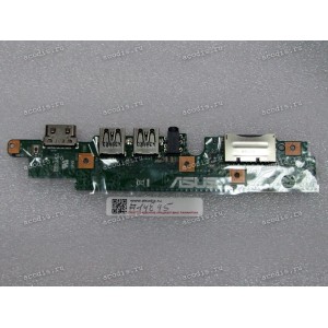 USB & Audio & VGA & CardReader board Asus BU401LA, BU401LG (p/n 90NB02T1-R10010) USB & Audio & VGA & CardReader board Asus BU401LA, BU401LG (p/n 90NB02T1-R10010)