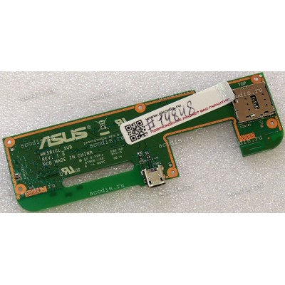 Sub board Asus Tablet MeMO Pad 8 AST21, ME581CL (p/n 90NK0150-R11000)