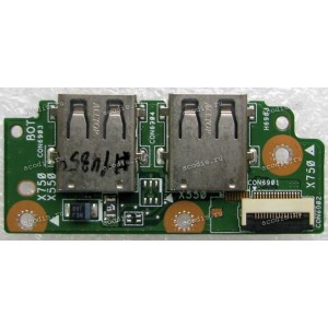 USB board Asus X750JN (p/n 90NB0660-R10010) REV 2.0