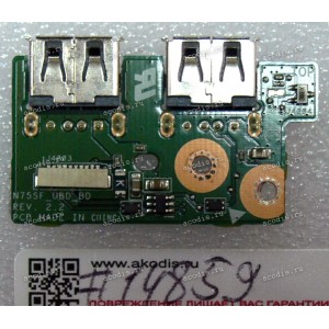 USB board Asus N75SF, N75SL (p/n 90R-N69US1001U)