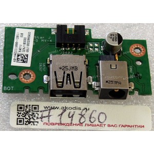 DC Jack board & USB Asus X401U (p/n 90R-N4OIO1000U)