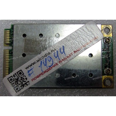WLAN mini PCI-E U.FL card Azurewave AR5BXB61 802.11 b/g WLAN MPCI-E CARD Asus A3HF, A7M, A7T, A7TB, A7TC, A8H, F2HF, F3H, F3M, F3T, F3TC, F5M (p/n 04G033054020AN) Antenna connector U.FL