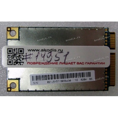 WLAN mini PCI-E U.FL card Huawei EM820W 3G/GPS/HSPA для планшета Asus Tablet Eee Pad Transformer TF101G (p/n 04G0300025BN) WCDMA PCI-E MINI CARD Antenna connector U.FL