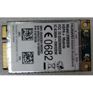 WLAN mini PCI-E U.FL card Huawei EM820W 3G/GPS/HSPA для планшета Asus Tablet Eee Pad Transformer TF101G (p/n 04G0300025BN) WCDMA PCI-E MINI CARD Antenna connector U.FL