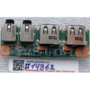 USB & Audio board Asus K53SC, K53SJ, K53SM, K53SV (p/n 90R-N3GIO1000Y)