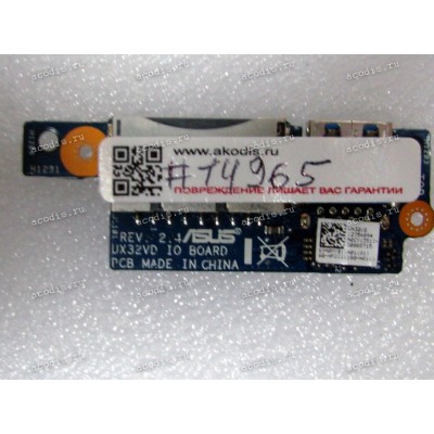 USB & CardReader board Asus UX32VD (p/n 90R-NPOIO1000Y)