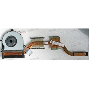 Сист.охл. Asus K501UW, K501UX (p/n 13NB0BQ0AM0101, 13NB08Q1T01011, 13NB08Q1T02011) 4 pin