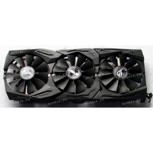 Сист.охл. Asus Graphics card ATI ROG-STRIX-GTX1070TI, ATI ROG-STRIX-GTX1080, ATI ROG-STRIX-GTX1080I (p/n 13070-01261000) 6 pin & 2 pin 3FAN_25S FS PL 6P_2K1 KFS OLED