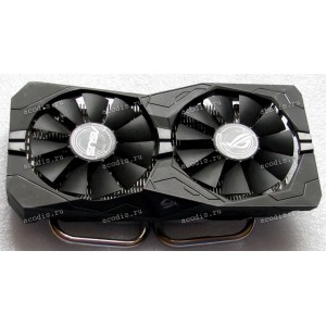 Сист.охл. Asus Graphics card ATI ROG-STRIX-RX560-4G-GAMING, ATI ROG-STRIX-RX560-O4G-EVO-GAMING, ATI ROG-STRIX-RX560-O4G-GAMING, ATI STRIX-RX460-4G-GAMING, ATI STRIX-RX460-O4G-GAMING (p/n 13070-01170300) 4 pin & 4 pin ROG_STRIX_D6X2 FS FD 4P_3K2