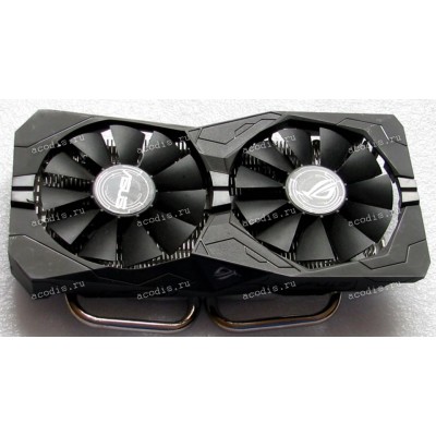 Сист.охл. Asus Graphics card ATI ROG-STRIX-RX560-4G-GAMING, ATI ROG-STRIX-RX560-O4G-EVO-GAMING, ATI ROG-STRIX-RX560-O4G-GAMING, ATI STRIX-RX460-4G-GAMING, ATI STRIX-RX460-O4G-GAMING (p/n 13070-01170300) 4 pin & 4 pin ROG_STRIX_D6X2 FS FD 4P_3K2