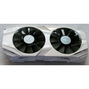 Сист.охл. Asus Graphics card nVidia DUAL-GTX1060-3G, nVidia DUAL-GTX1060-6G, nVidia DUAL-GTX1060-O3G, nVidia DUAL-GTX1060-O6G, nVidia DUAL-GTX1070-8G, nVidia DUAL-GTX1070-O8G, nVidia MINING-P106-6G-V2 (p/n 13070-01180600) 4 pin C_M_WHITE EF_4P_3K5 KG_KG_G
