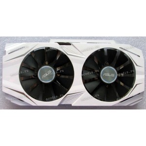 Сист.охл. Asus Graphics card nVidia DUAL-GTX1060-3G, nVidia DUAL-GTX1060-6G, nVidia DUAL-GTX1060-O3G, nVidia DUAL-GTX1060-O6G, nVidia DUAL-GTX1070-8G, nVidia DUAL-GTX1070-O8G, nVidia MINING-P106-6G-V2 (p/n 13070-01180600) 4 pin C_M_WHITE EF_4P_3K5 KG_KG_G