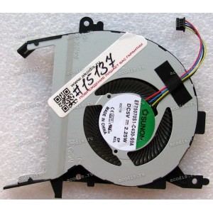 Кулер Asus X456UA, X456UB, X456UF, X456UJ, X456UQ, X456UR, X456UV, X555UA, X555UB, X555UJ, X556UA, X556UF, X556UJ, X556UQ, X556UR, X556UV (p/n 13NB09M0T01011) 4 pin