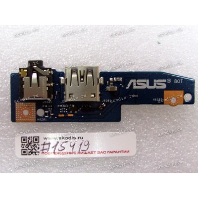 USB & Audio board Asus P552LA, P552LJ (p/n 90NX0060-R11000)