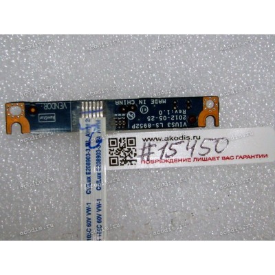 LED DVD board & cable Lenovo S400, S405 (p/n VIUS3 LS-8952P REV: 1.0)