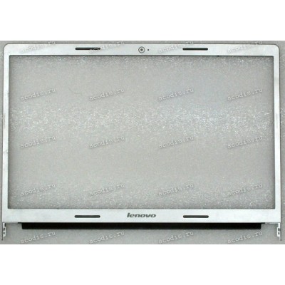 Верх. кр. рамка Lenovo S400T, S405T, S410T серебристая (AP0SB000D10)