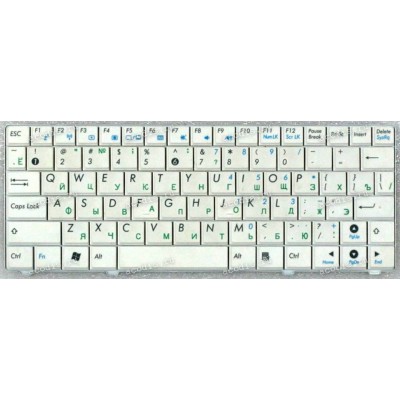Keyboard Asus Eee PC 900HA, 900SD, T91, T91MT белая (04G0A091KRU10-2, 0KNA-092RU01) руссифицированная