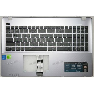 Keyboard Asus K550L, X550C серо-серебристый (13NB00T1AP1211, 13N0-PEA0Q11) + Topcase Keyboard Asus K550L, X550C серо-серебристый (13NB00T1AP1211, 13N0-PEA0Q11) + Topcase
