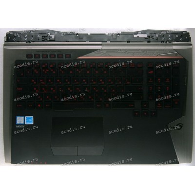 Keyboard Asus GX700V, GX700VO чёрный (13N0-SDA0211, 13NB09F0AP02110) + Topcase